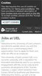 Mobile Screenshot of jobs.uel.ac.uk